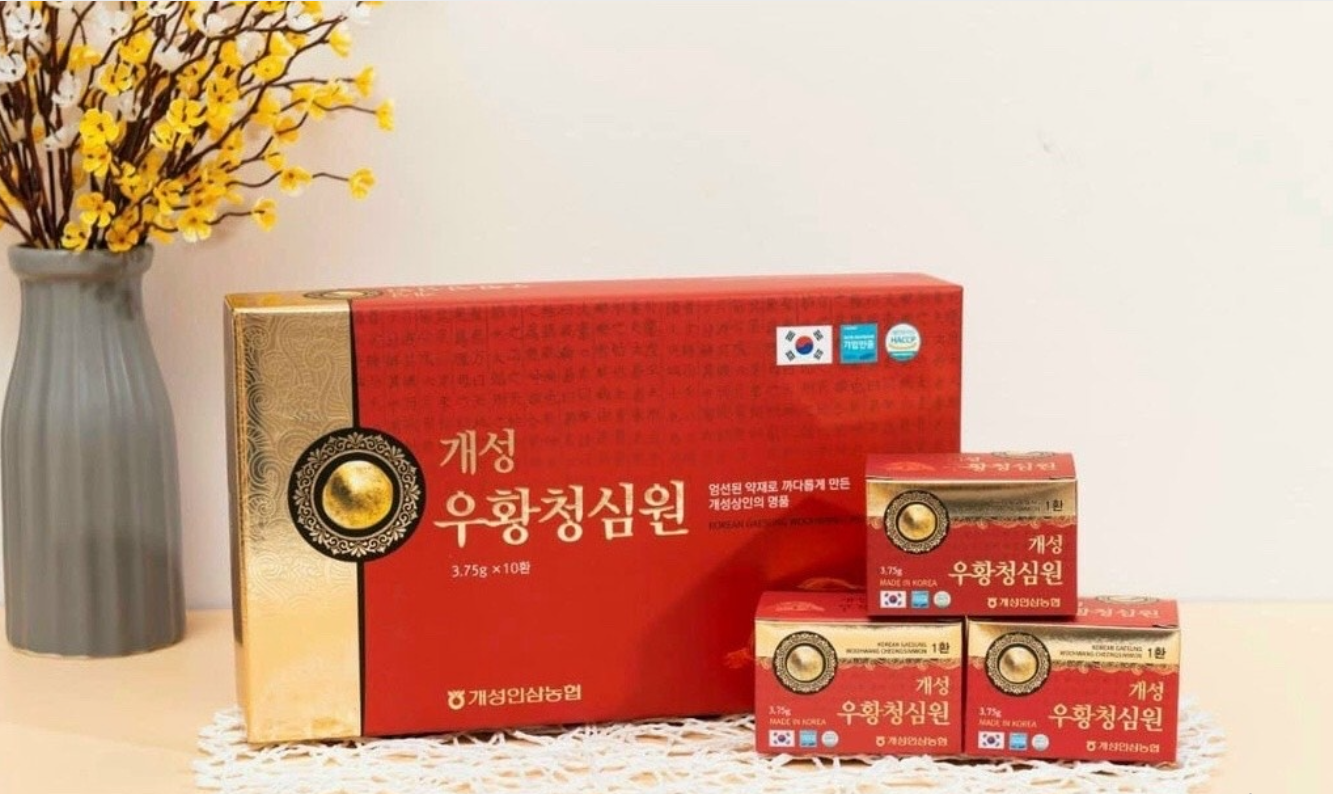 An Cung Ngưu Hoàng Daehan Hàn Quốc Phòng Ngừa Cao Huyết Áp, Đột Quỵ Hộp 10 Viên - Ảnh 7