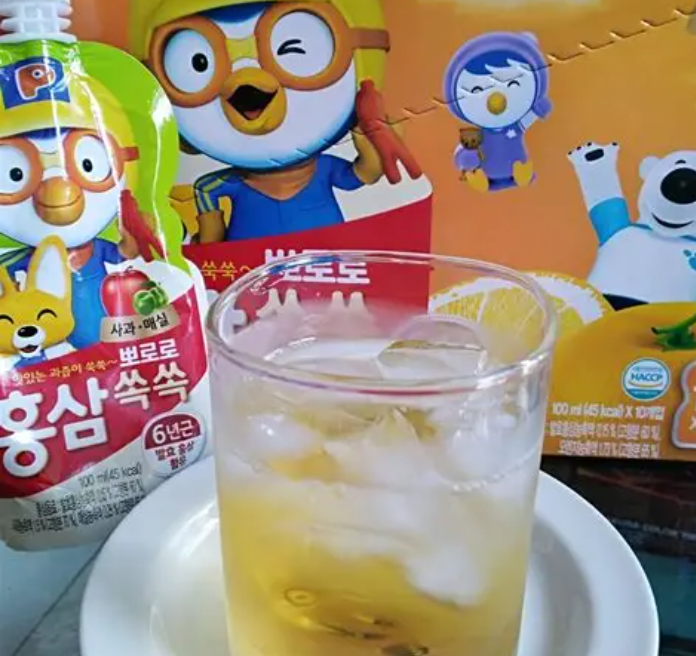 Nước Hồng Sâm Trái Cây Paldo Pororo Vị Việt Quất Nhập Khẩu Hàn Quốc hộp 10 gói 100ml - Ảnh 9