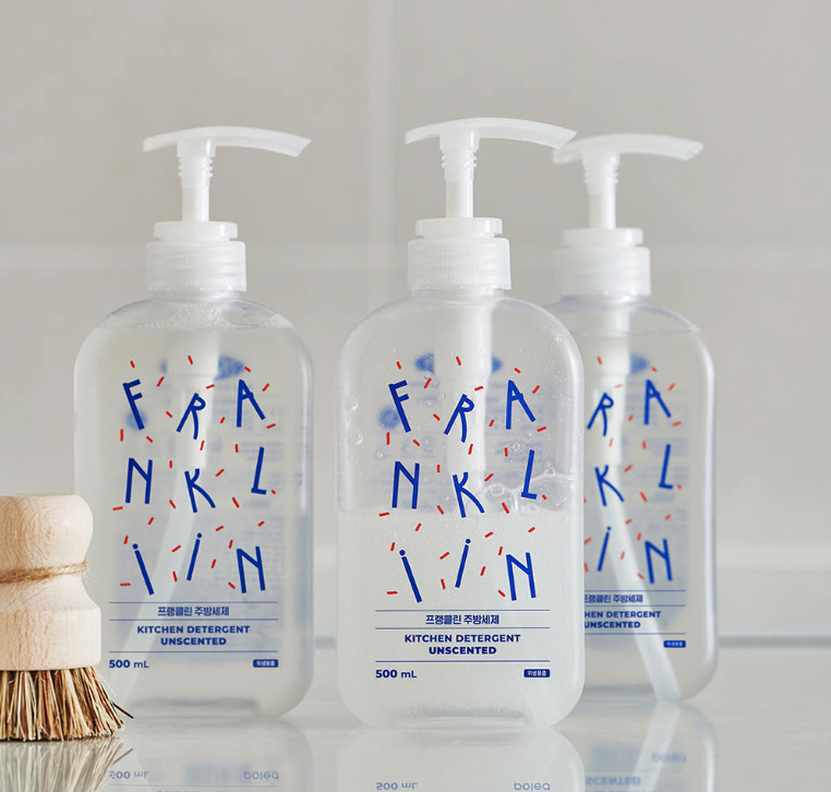 NƯỚC RỬA BÌNH SỮA THUẦN CHAY FRANKLIIN HÀN QUỐC - Ảnh 3