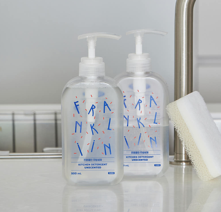 NƯỚC RỬA BÌNH SỮA THUẦN CHAY FRANKLIIN HÀN QUỐC - Ảnh 2